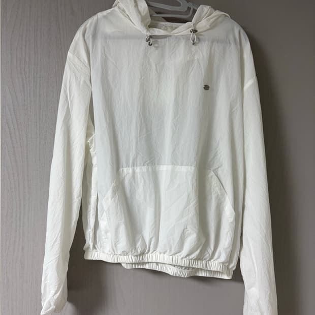 오로 웨어러블 후드 아노락 윈드 자켓 크림