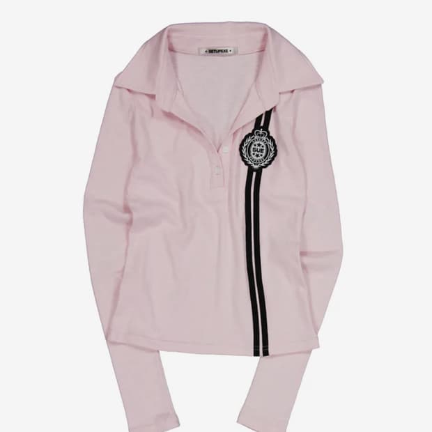 셋업이엑스이 와펜 라인 셔츠 WAFFEN LINE COLLAR TEE