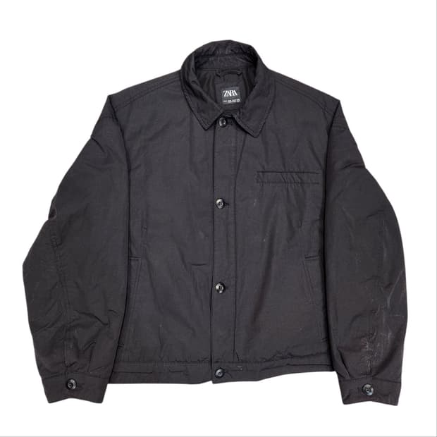 ZARA 미니멀 블루종 자켓 (M)