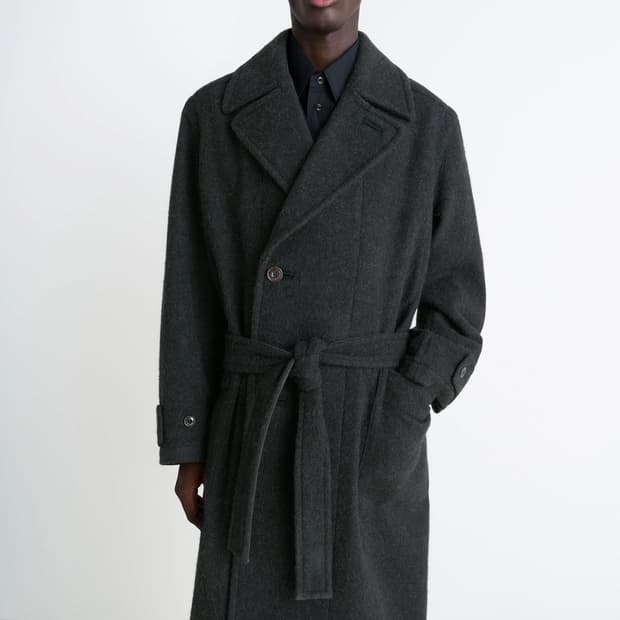 [50]르메르 25fw 소프트 코트/블랙
