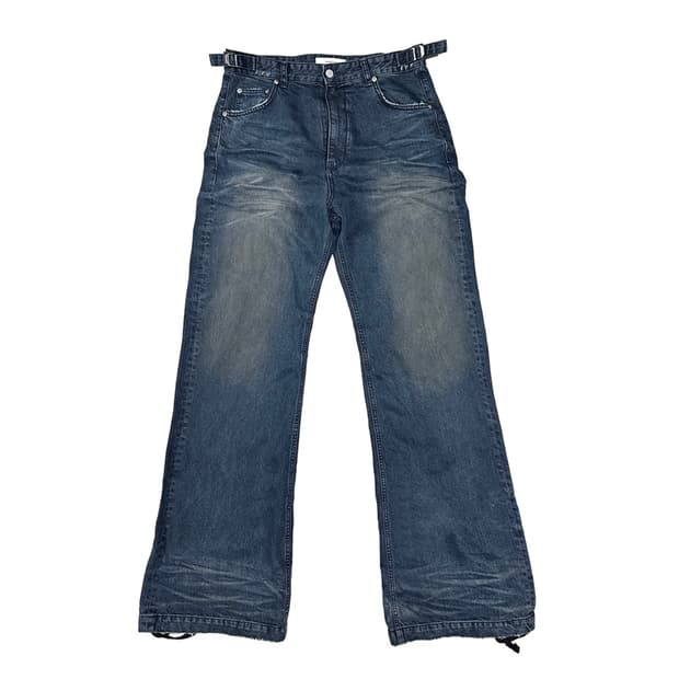 [2] 논노드 젠 더티 오일 워시드 데님 팬츠