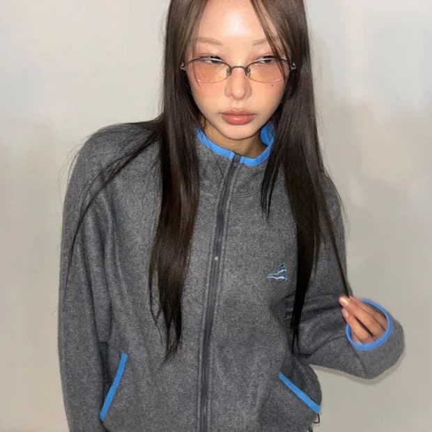 HESSU Fleece Zip-up [Grey] HESSU 플리스 집업