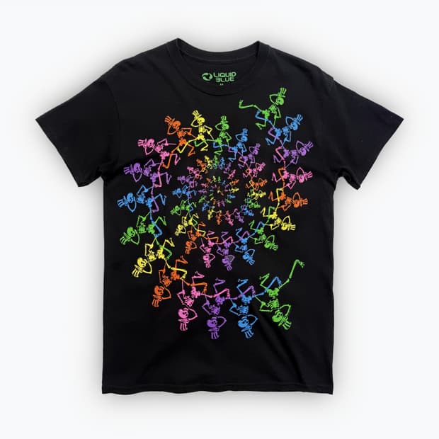 Liquid blue Grateful Dead T-shirt