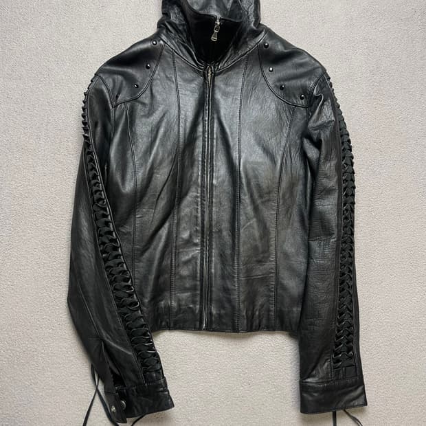 [M] BABYPHAT 양가죽자켓 - 라이더자켓