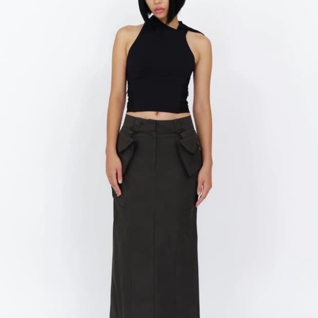 혜인서 후디드 슬리브리스 hooded sleeveless black