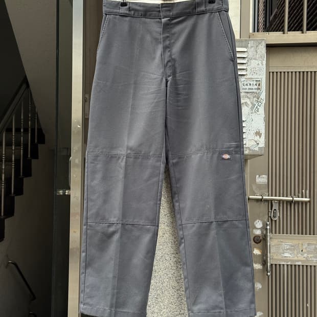 Dickies 루즈핏 워크 팬츠 (차콜)