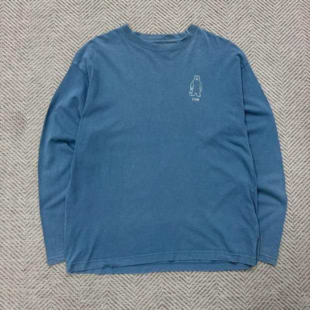코엔 그래픽 로고 롱슬리브 v2519