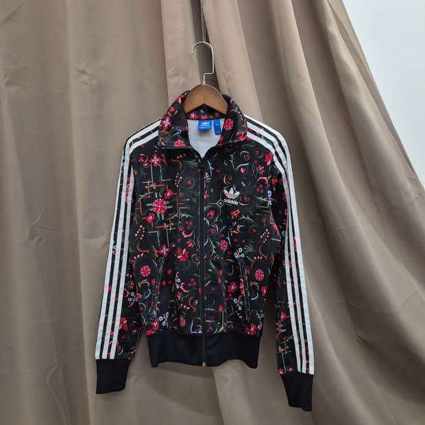 아디다스 파이어버드 플라워패턴 져지 85