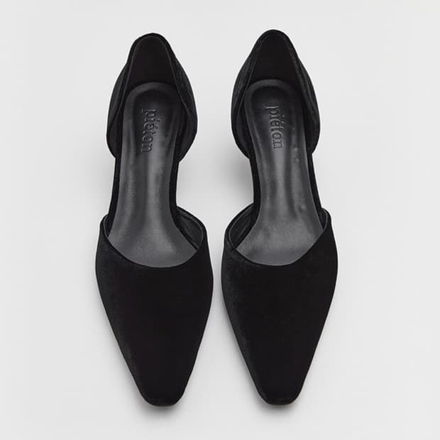 피에톤 GEILO 펌프스 벨벳 구두