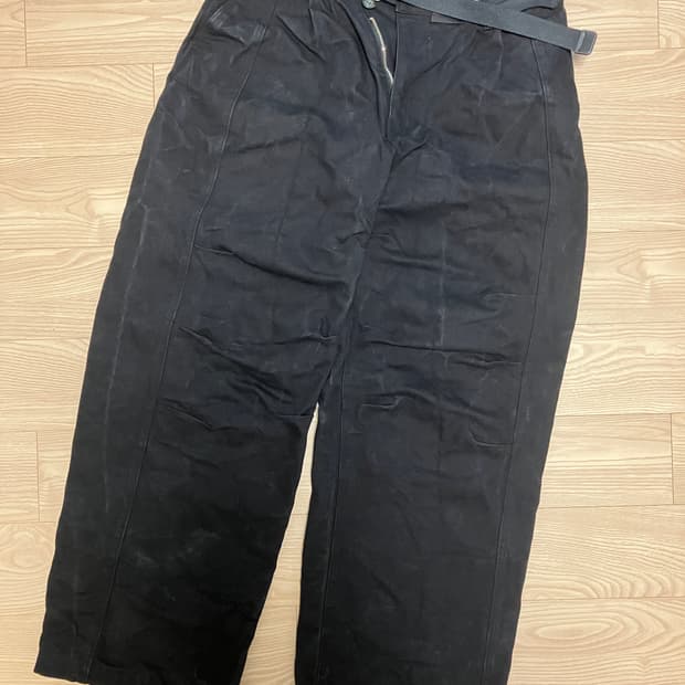 ADSB 앤더슨벨 유니섹스 블랙 크로스오버 와이드 진 블랙