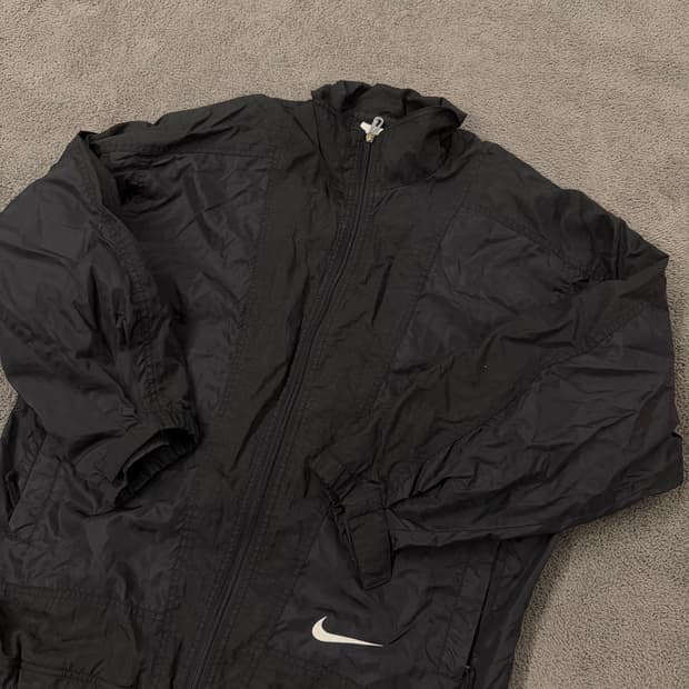 [ 정품/M ] 90s 나이키 스우시 바람막이 자켓