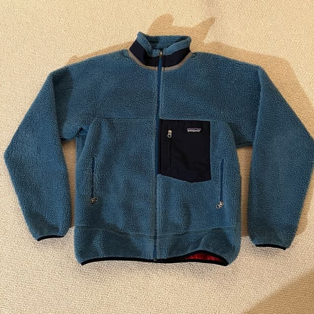 파타고니아 클래식 레트로-X 플리스 자켓 언더워터 블루