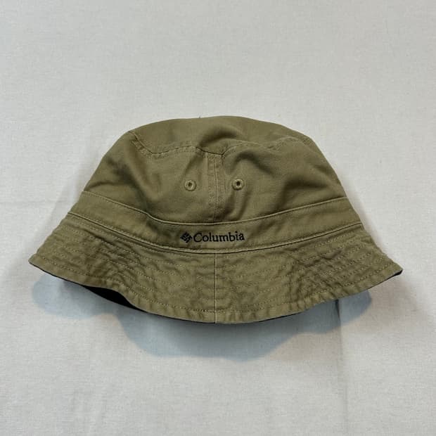 컬럼비아 리버서블 양면 버킷햇 카키