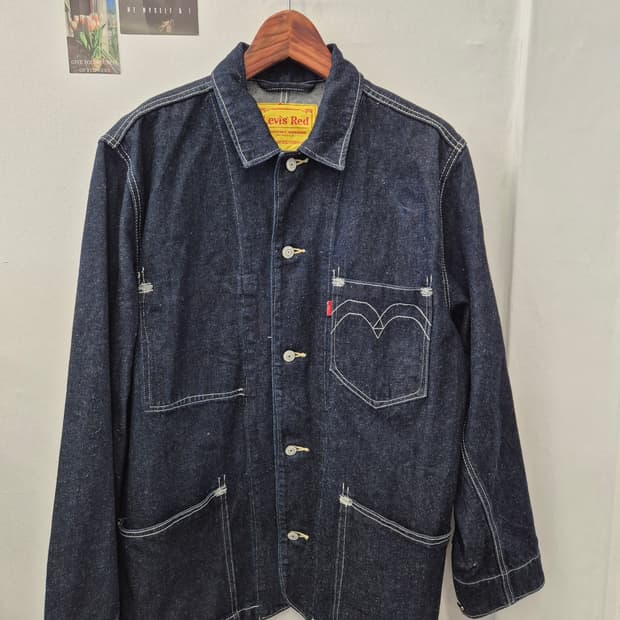 리바이스 레드 엔지니어드 데님 자켓  M
