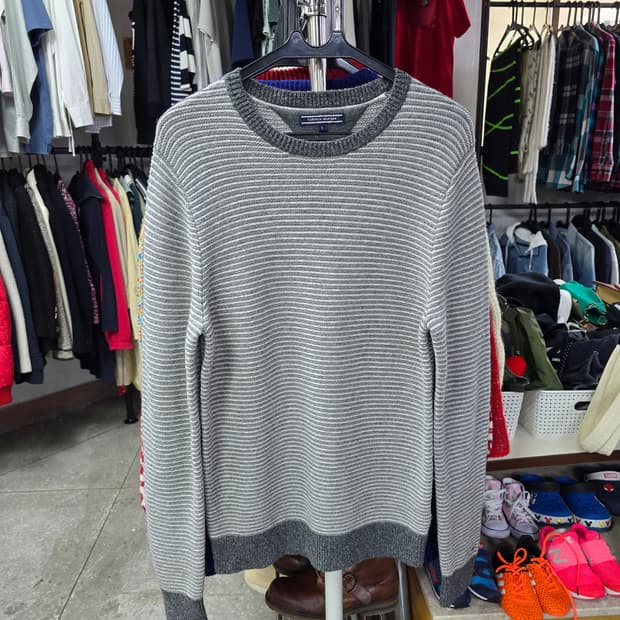 타미힐피거 스트라이프 패턴 니트 (1310)