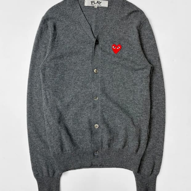 꼼데가르송 하트 로고 니트 가디건 PN5500   