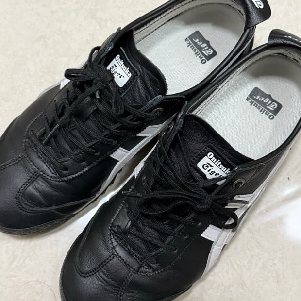 오니츠카 타이거 250 멕시코66 SD 블랙화이트