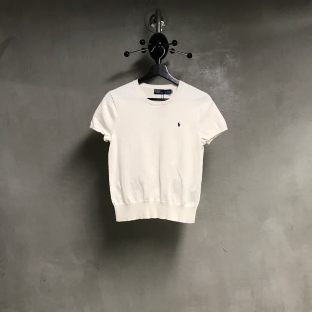 폴로 랄프로렌 QR 반팔 니트 S(W)