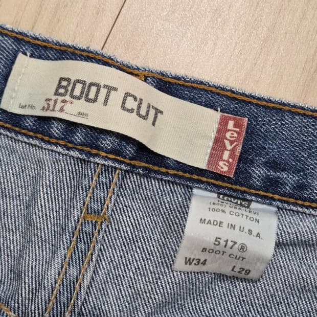 리바이스 517 부츠컷 34 x 29(32 x 29) USA