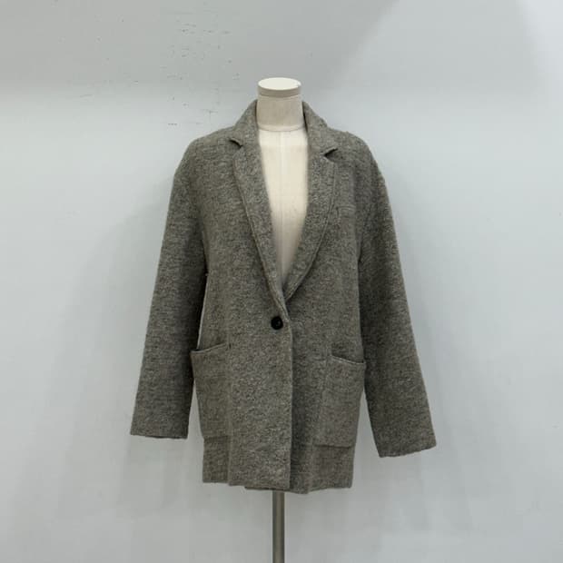 지컷 가디건 자켓