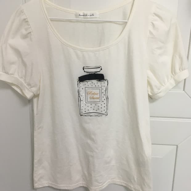 vintage perfume puff top