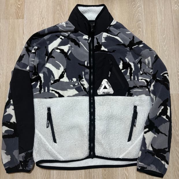 팔라스 서젠트 후리스 화이트 카모 L