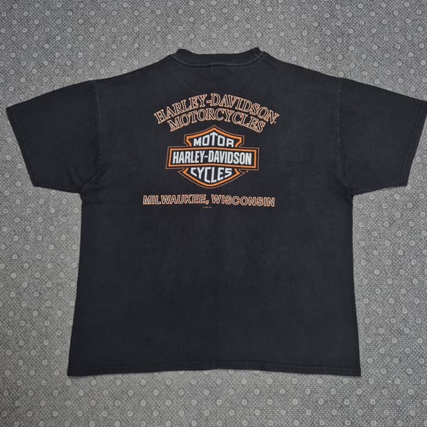 [XL]90s US made 할리데이비슨 -A5