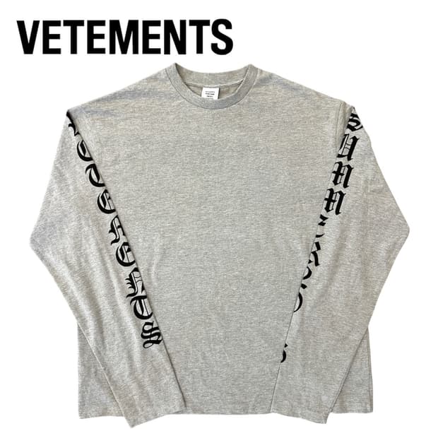 베트멍 16aw 스펠아웃 로고 롱슬리브