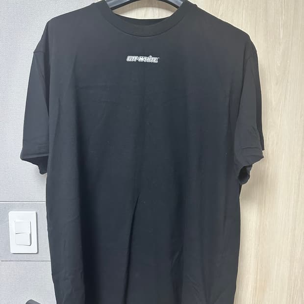 오프화이트 마커 펜 반팔