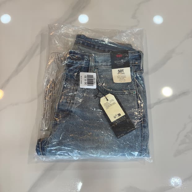 새상품) 30/30 리바이스 터콰이즈 리벳