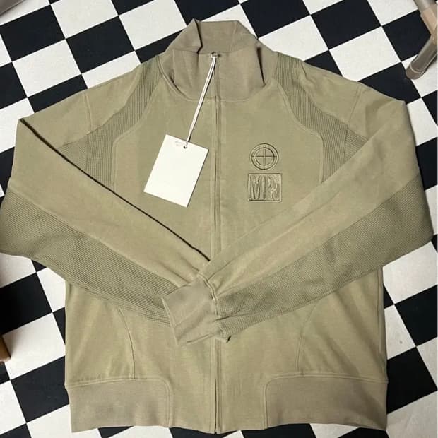 [L] 플라스틱프로덕트 MPa CONTRAST 집업 자켓 카키 새상품