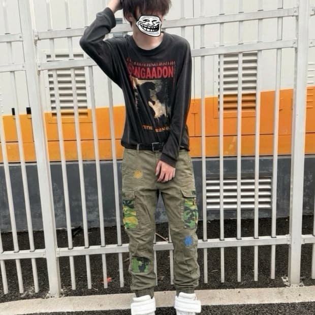 시리즈 카고조거 코튼 팬츠