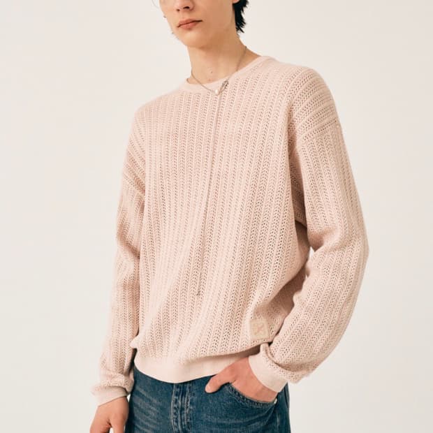 세터 SATUR 이비자 내추럴 메시드 니트