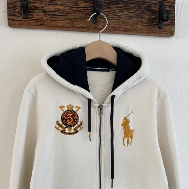 Polo 랄프로렌 우먼 빅포니로고 후드집업