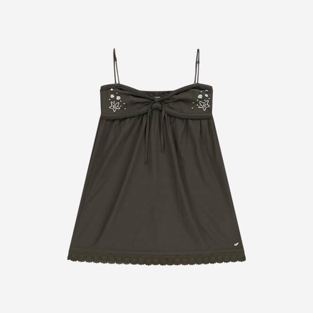 코이세이오 솔라 스티치 미니 드레스