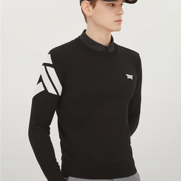 PXG 골프 빅 로고 라운드 풀오버 니트 XL (100-105)