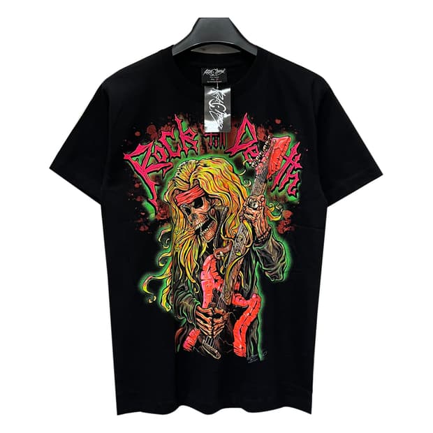 Rock Chang 락창 락 틸 데스 락밴드 반팔티 M