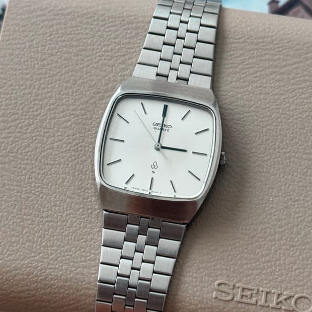 Seiko 세이코 쿼츠 스퀘어 TV스크린 1979