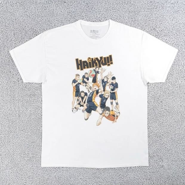하이큐 카라스노 반팔 티셔츠 XXL