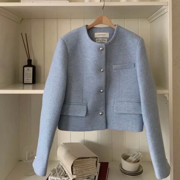 앤유브라운 트위드자켓