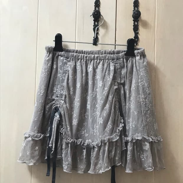 모리걸 시스루스커트