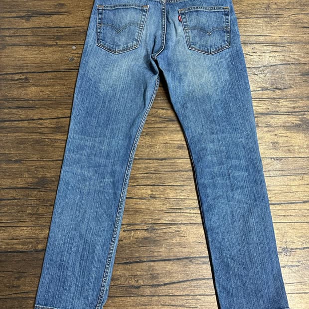리바이스 LEVIS 511 슬림핏 워싱 데님팬츠 W33 L30