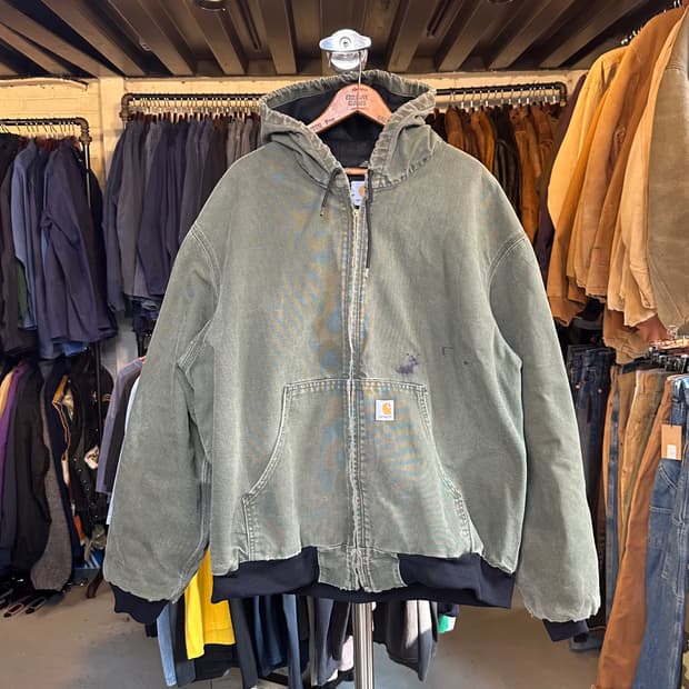 칼하트 디트로이트 페이드 덕 액티브 워크 자켓 