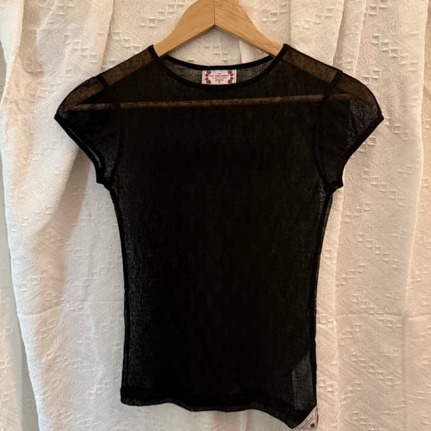 Sculptor Filthy Broke 시스루 반팔 