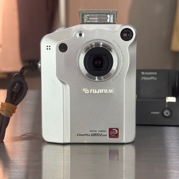 케이블O/충전독O/스미카128mb)후지필름 파인픽스 6800z 빈티지디카