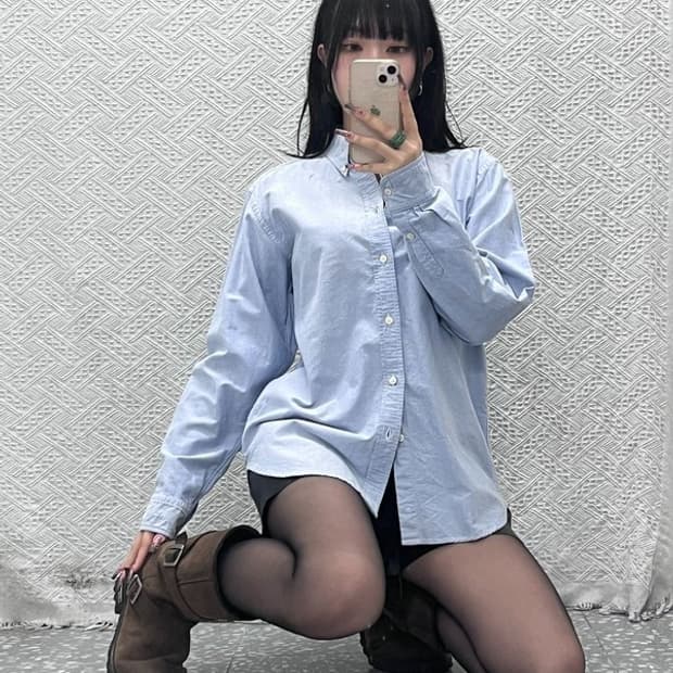 폴로 랄프로렌 빈티지 레트로 캐주얼 옥스포드 셔츠 XL C11666