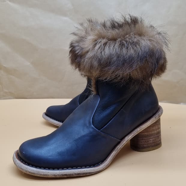 네오샌스 여성가죽털부츠 230 굽7