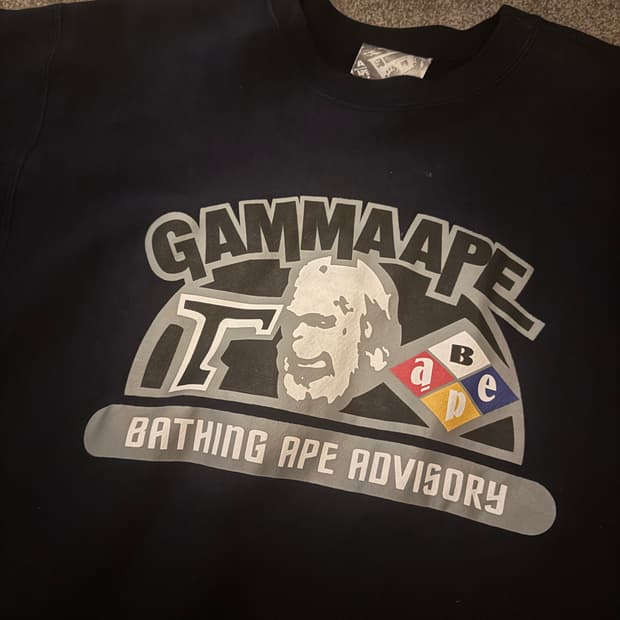 2014 Bape gamma ape sweat L