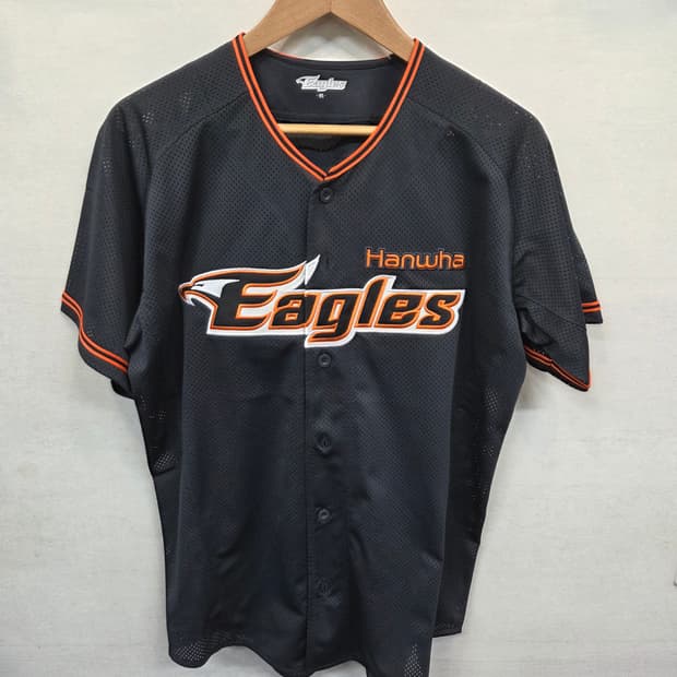 한화이글스 노마킹 원정 유니폼 져지반팔 다크그레이 95