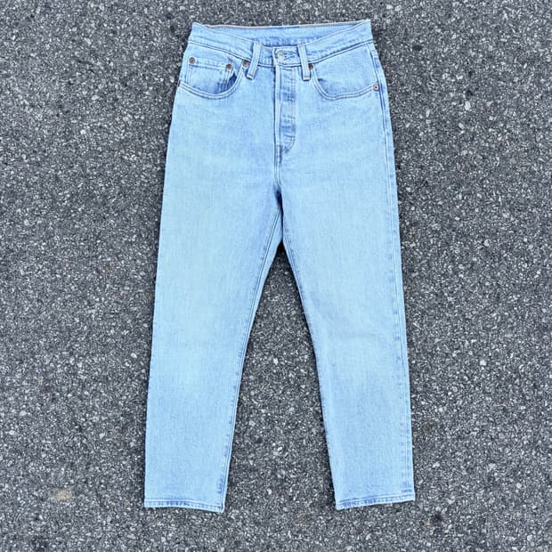 리바이스 501 스트레이트 연청 데님 (28) 